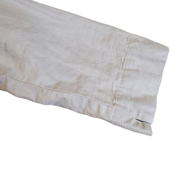 ELEMENTE CLEMENTE TAN JACKET BLAZER LINEN COTTON BLEND SIZE 1 / SMALL - Picture 4 of 13